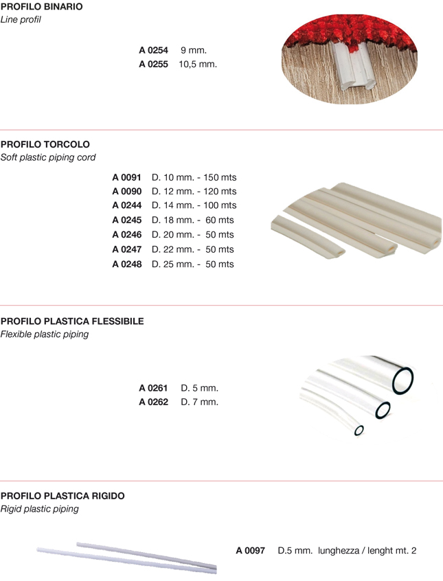 Corde Trecce - String tapes Cords 3